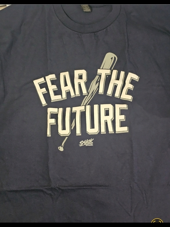 Gildan Other - New York Yankees "Fear The Future" Graphic Tee in Navy